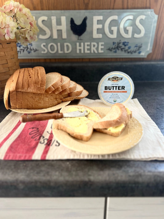 100% Grassfed Organic Butter